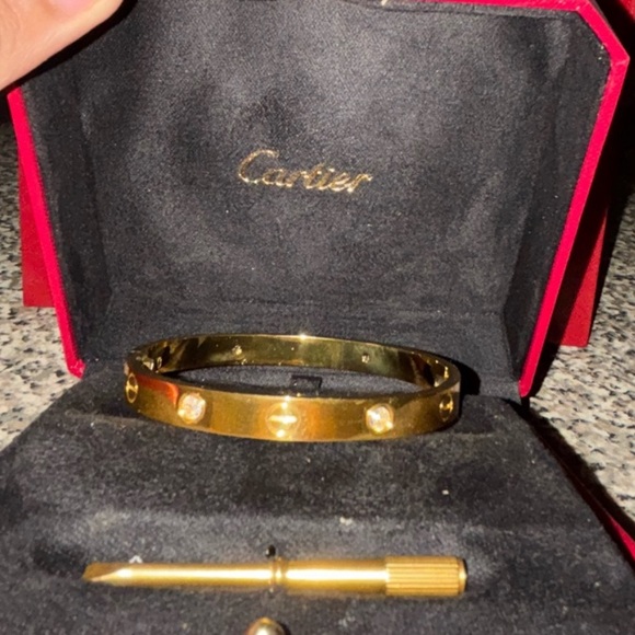 Cartier Jewelry - Cartier Yellow Gold Love Bracelet with Tool